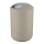 WENKO 21222100 - Atkritumu tvertne BRASIL 19,5x31 cm bēša/spīdīgs hroms