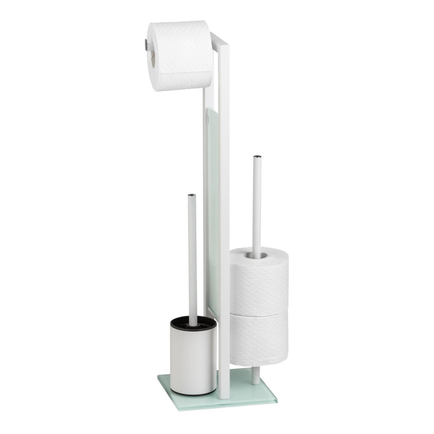 WENKO 21565100 - WC birste RIVALTA 18x70 cm balta/melna
