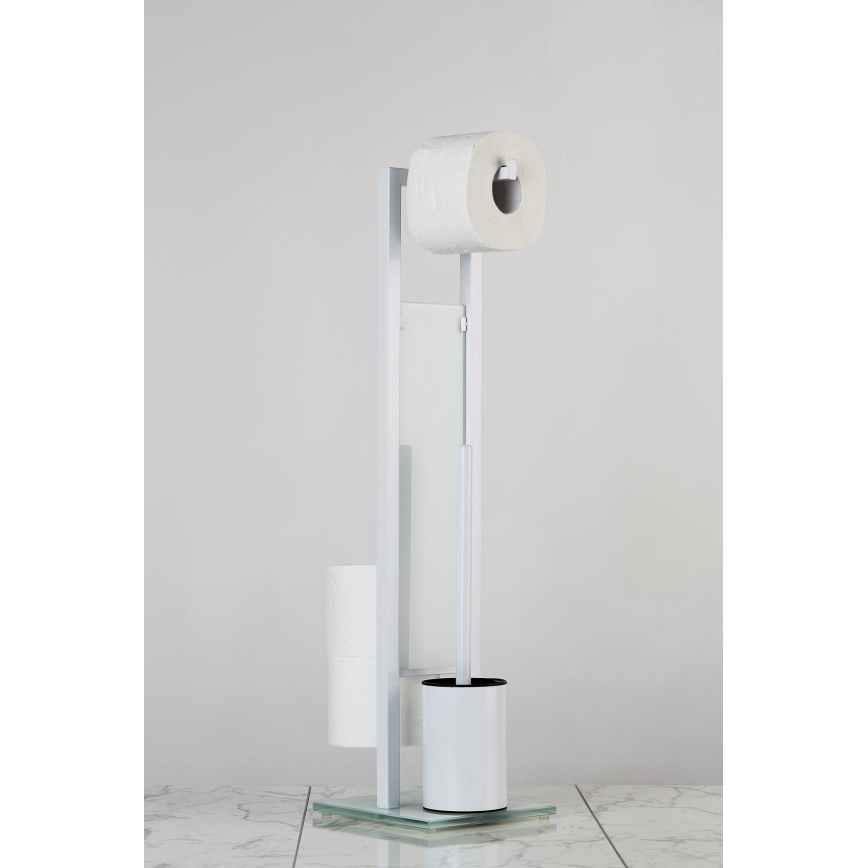 WENKO 21565100 - WC birste RIVALTA 18x70 cm balta/melna