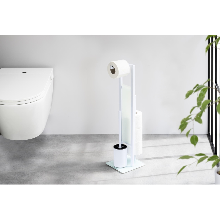 WENKO 21565100 - WC birste RIVALTA 18x70 cm balta/melna