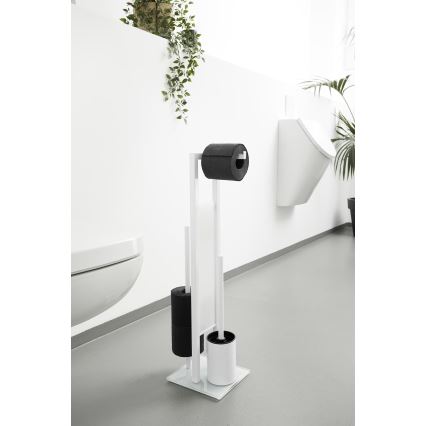 WENKO 21565100 - WC birste RIVALTA 18x70 cm balta/melna