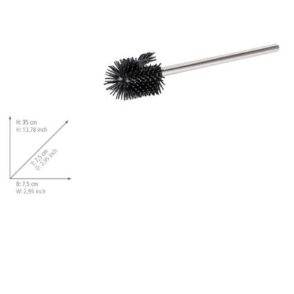 WENKO 21800100 - Rezerves birste 7,5x35 cm no nerūsējošā tērauda / sudraba krāsā / melna