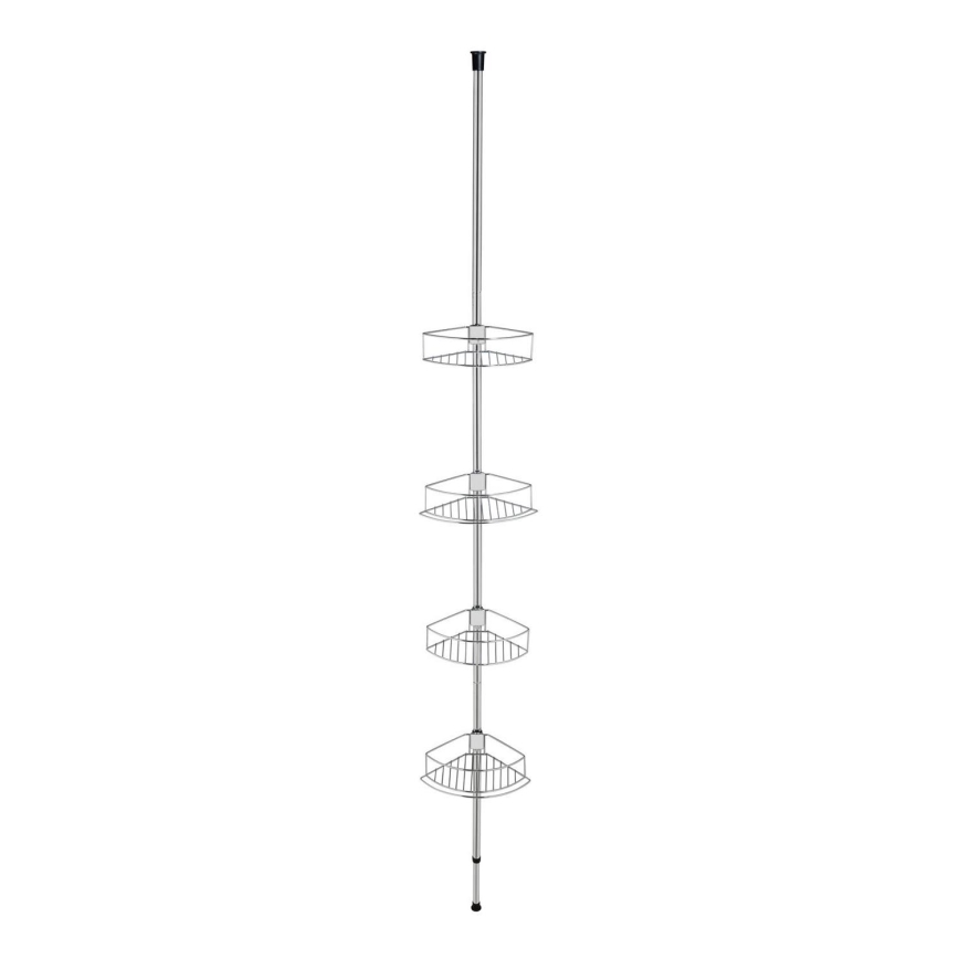 WENKO 21803100 - stūra plaukts DOLCEDO 31x275 cm, nerūsējošais tērauds/spīdīgs hroms