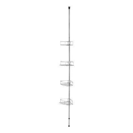 WENKO 21803100 - stūra plaukts DOLCEDO 31x275 cm, nerūsējošais tērauds/spīdīgs hroms