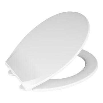 WENKO 21901100-WC tualetes sēdeklis KOS 44x37 cm balts/sudraba