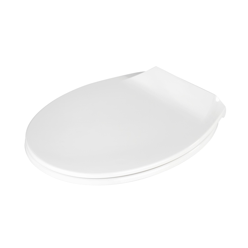 WENKO 21901100-WC tualetes sēdeklis KOS 44x37 cm balts/sudraba