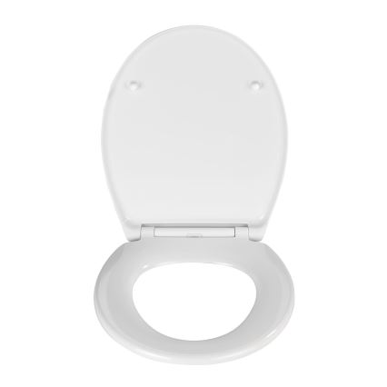 WENKO 21903100-WC tualetes sēdeklis SAMOS 44,5x37,5 cm balts/sudraba