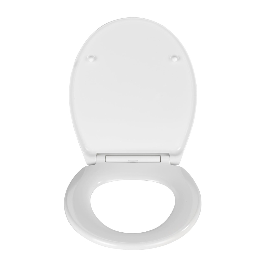 WENKO 21903100-WC tualetes sēdeklis SAMOS 44,5x37,5 cm balts/sudraba