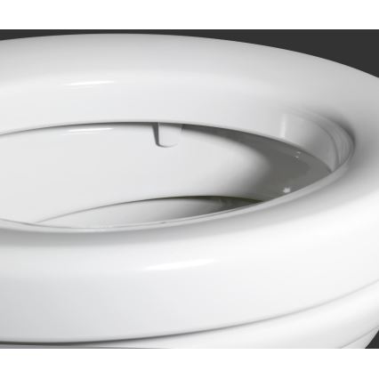 WENKO 21905100-Tualetes sēdeklis SECURA 37x44 cm balts/pelēks