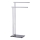 WENKO 22090100 - Dvieļu statīvs LAVA 42x81 cm nerūsējošais tērauds/sudrabs/melns