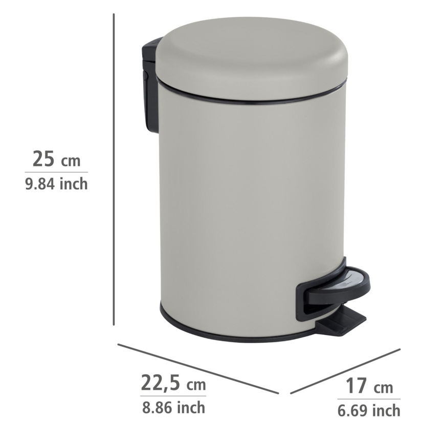 WENKO 22149100 - Grozs LEMAN 17x25 cm bēšs/melns