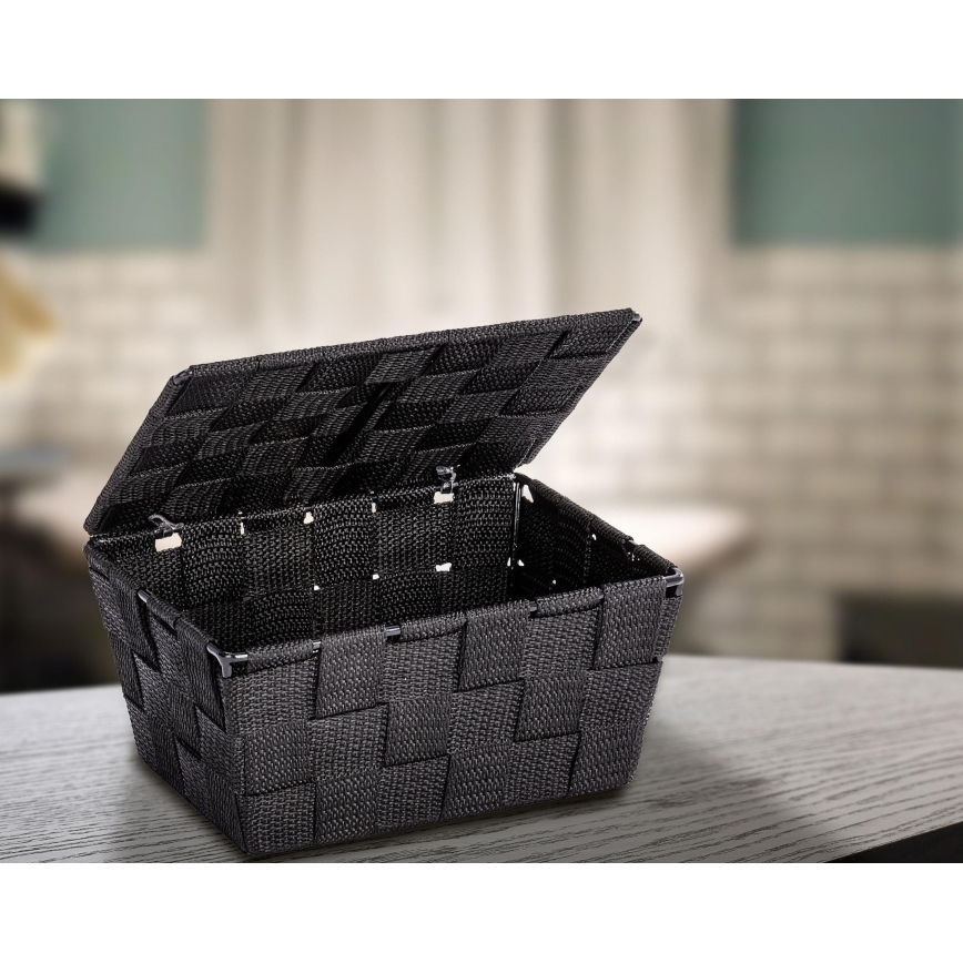 WENKO 22197100 - Miskaste ADRIA 19x14 cm melna