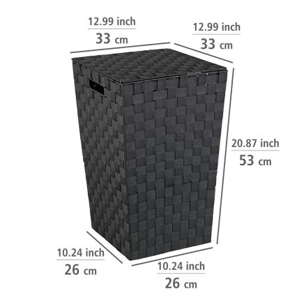 WENKO 22278100 - ADRIA grozs 33x53 cm melns