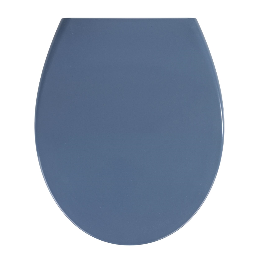 WENKO 22403100-WC tualetes sēdeklis SAMOS 44,5x37,5 cm zils/sudraba