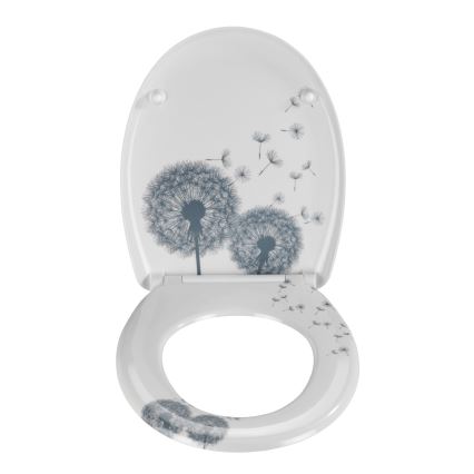 WENKO 22409100-WC sēdeklis ASTERA 45x38 cm daudzkrāsains/sudraba