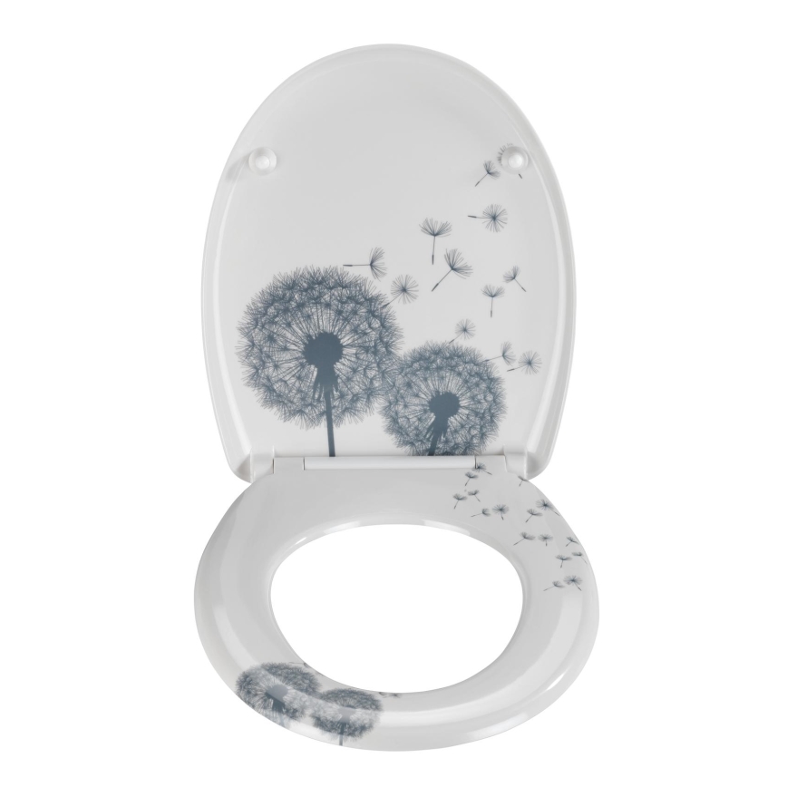 WENKO 22409100-WC sēdeklis ASTERA 45x38 cm daudzkrāsains/sudraba