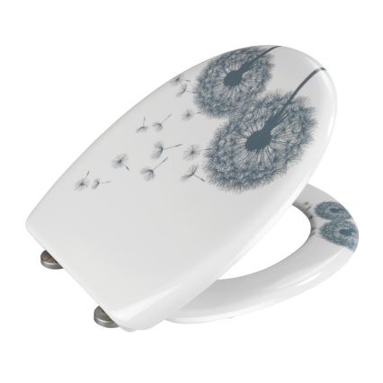 WENKO 22409100-WC sēdeklis ASTERA 45x38 cm daudzkrāsains/sudraba
