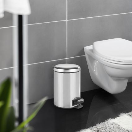 WENKO 22444100 - LEMAN grozs, 17x25 cm, nerūsējošais tērauds/sudraba/melns