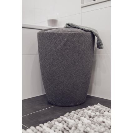 WENKO 22448100 - Taburete CANDY 36x50,5 cm pelēka/melna