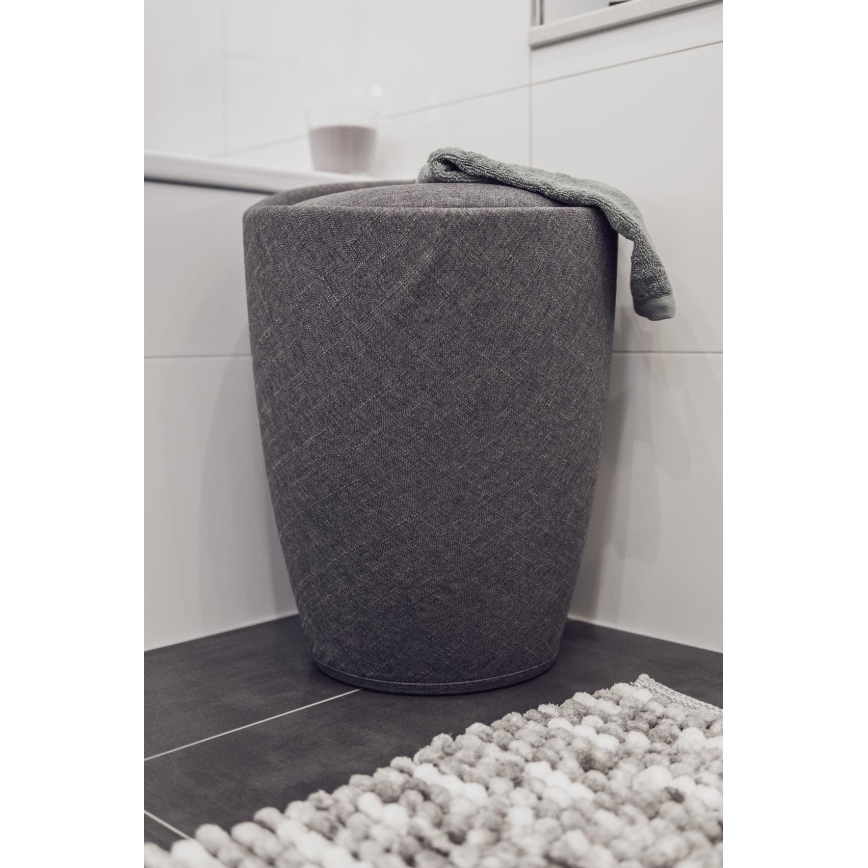 WENKO 22448100 - Taburete CANDY 36x50,5 cm pelēka/melna