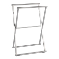 WENKO 22476100 - Dvieļu statīvs LAVA 53,5x80,5 cm nerūsējošā tērauda/sudraba