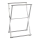 WENKO 22476100 - Dvieļu statīvs LAVA 53,5x80,5 cm nerūsējošā tērauda/sudraba