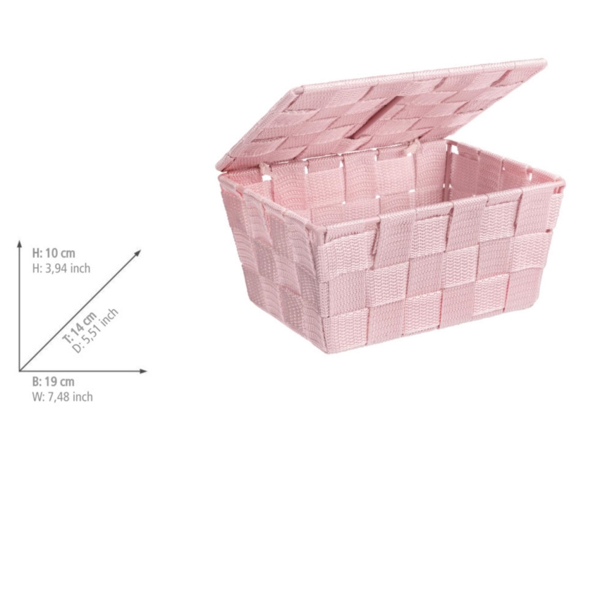 WENKO 22574100 - Grozs ADRIA 19x14 cm rozā