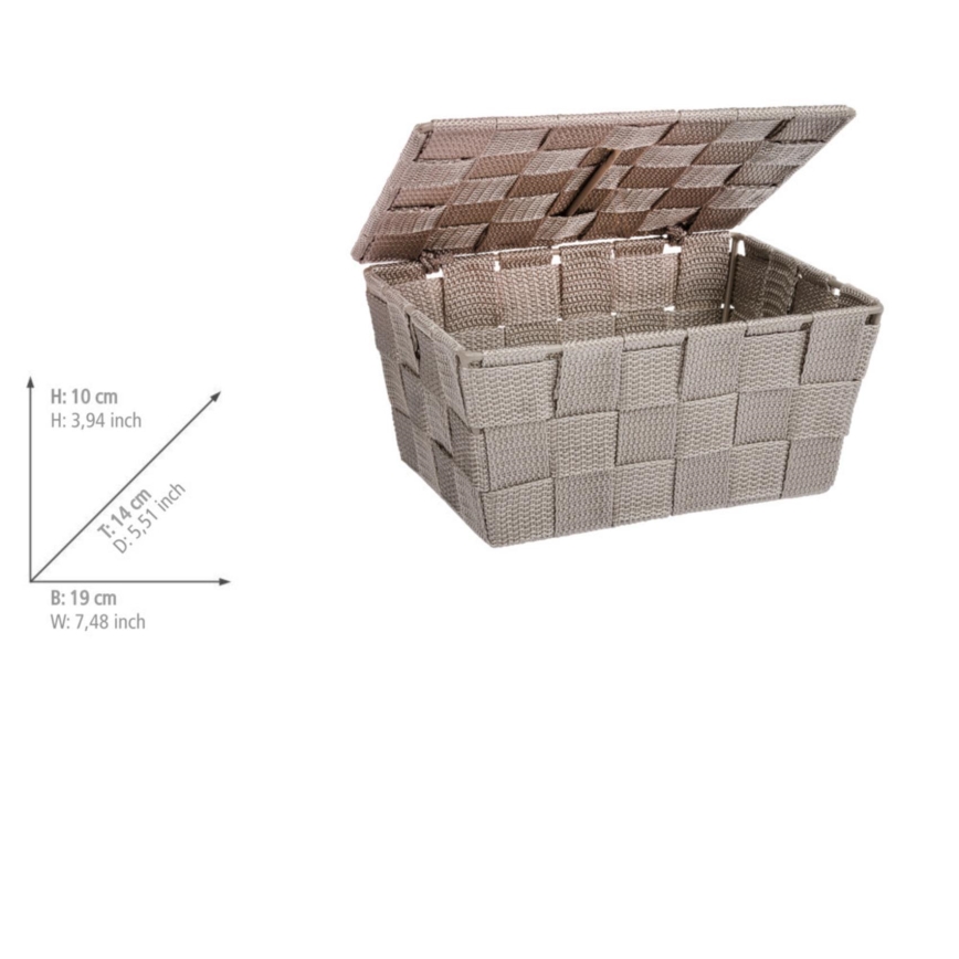 WENKO 22575100 - Grozs ADRIA 19x14 cm bēšs