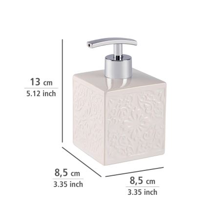 WENKO 22650100 - šķidro ziepju dozators CORDOBA, 500 ml, balts