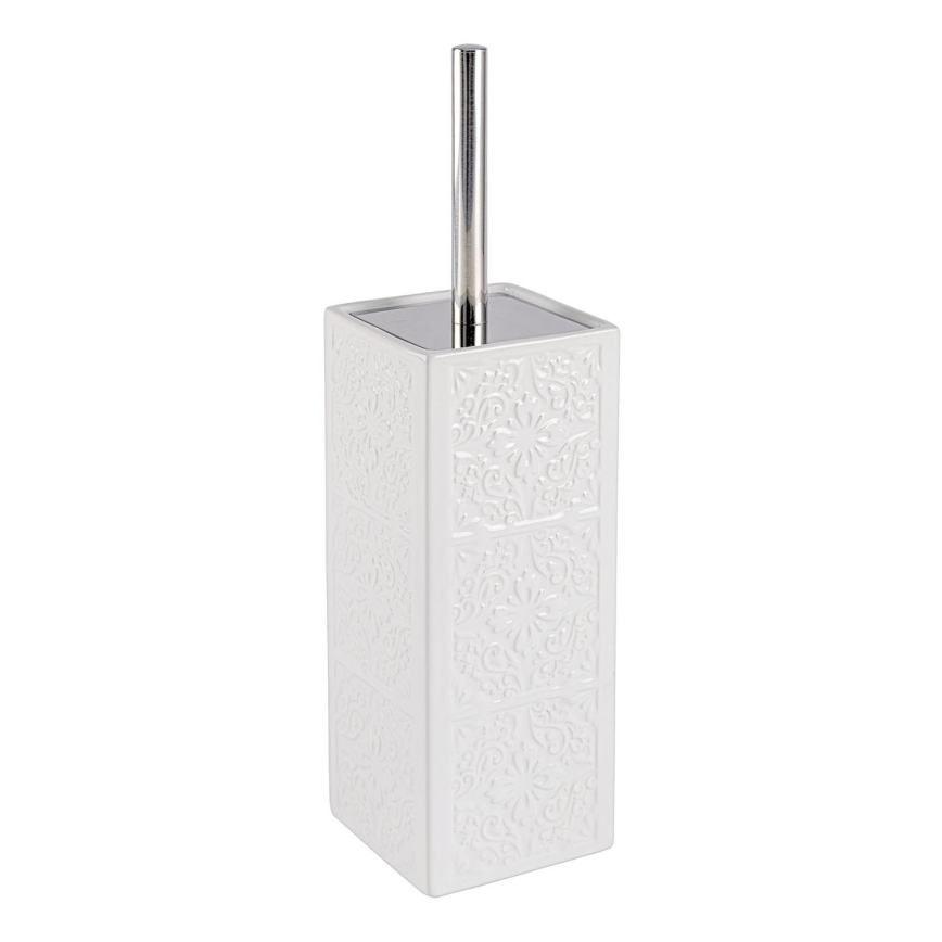 WENKO 22651100 - tualetes birste CORDOBA 9,5x35 cm balta
