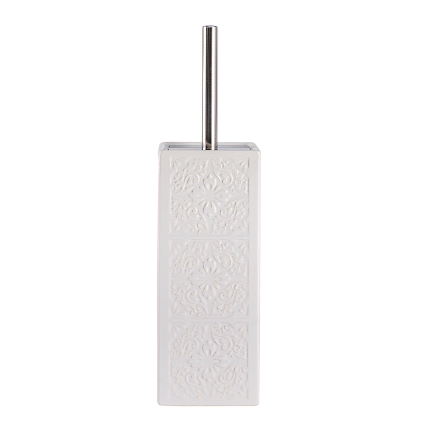 WENKO 22651100 - tualetes birste CORDOBA 9,5x35 cm balta