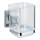 WENKO 22680100 -Glāzīte VACUUM-LOC QUADRO ED 7,5x10 cm sudraba/pulēts hroms/caurspīdīga