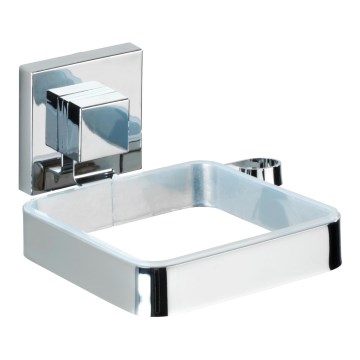 WENKO 22682100 -Fēna turētājs VACUUM-LOC QUADRO ED 13,5x14 cm sudraba/hroms