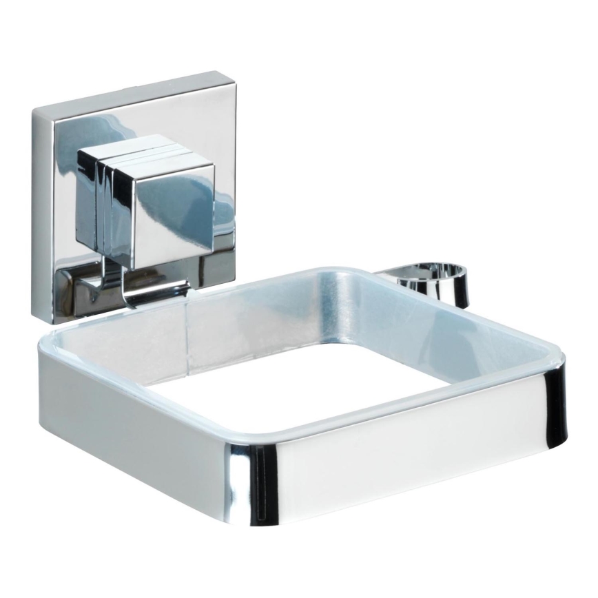 WENKO 22682100 -Fēna turētājs VACUUM-LOC QUADRO ED 13,5x14 cm sudraba/hroms