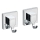 WENKO 22688100-Āķis VACUUM-LOC QUADRO ED 6x7 cm sudraba/spīdīgs hroms