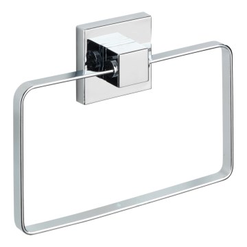WENKO 22689100-Dvieļu turētājs VACUUM-LOC QUADRO ED 18,5x14 cm sudraba/spīdīgs hroms