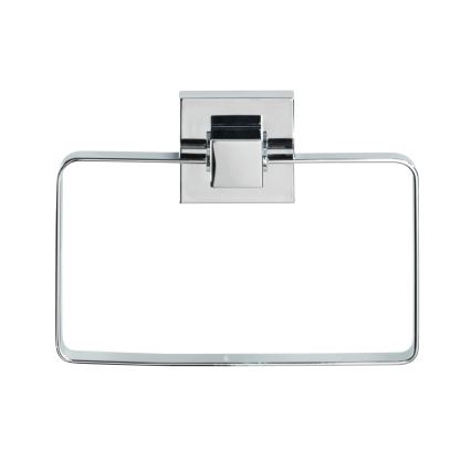 WENKO 22689100-Dvieļu turētājs VACUUM-LOC QUADRO ED 18,5x14 cm sudraba/spīdīgs hroms