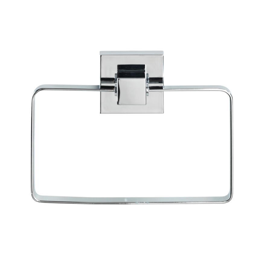 WENKO 22689100-Dvieļu turētājs VACUUM-LOC QUADRO ED 18,5x14 cm sudraba/spīdīgs hroms