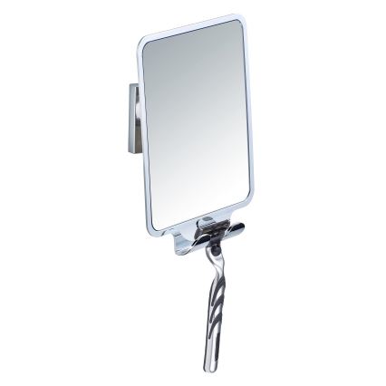 WENKO 22693100 - Kosmētikas spogulis VACUUM-LOC QUADRO ED 14x19,5 cm spīdīgs hroms