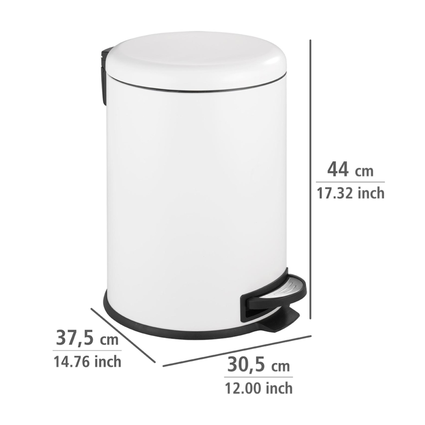 WENKO 22708100 - Grozs LEMAN 30,5x44 cm balts/melns