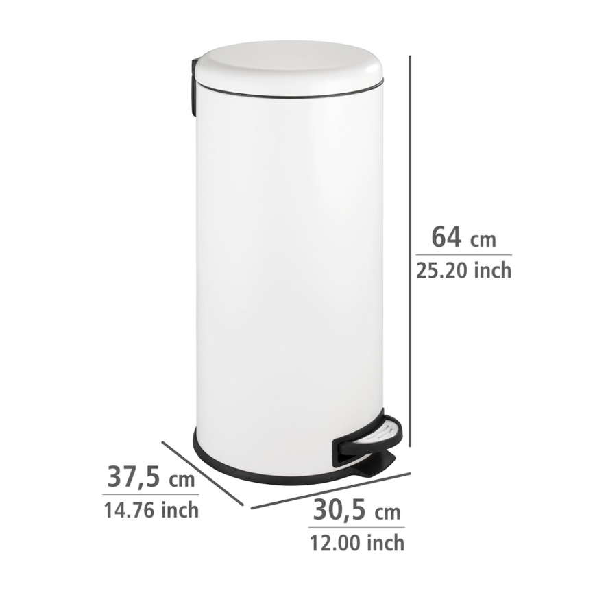 WENKO 22709100 - Grozs LEMAN 30,5x64 cm balts/melns