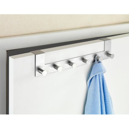 WENKO 22804100 - pakaramais CELANO 39x11 cm, nerūsējošais tērauds/sudraba
