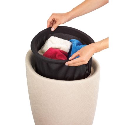 WENKO 22834100 - Taburete CANDY 36x50,5 cm bēša/melna