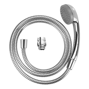 WENKO 22866100 - Duša UNIVERSAL 170x6,5 cm spīdīgs hroms/sudraba/pelēks