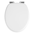 WENKO 22885100-WC sēdeklis URBIO 36x42,5 cm balts/sudrabs