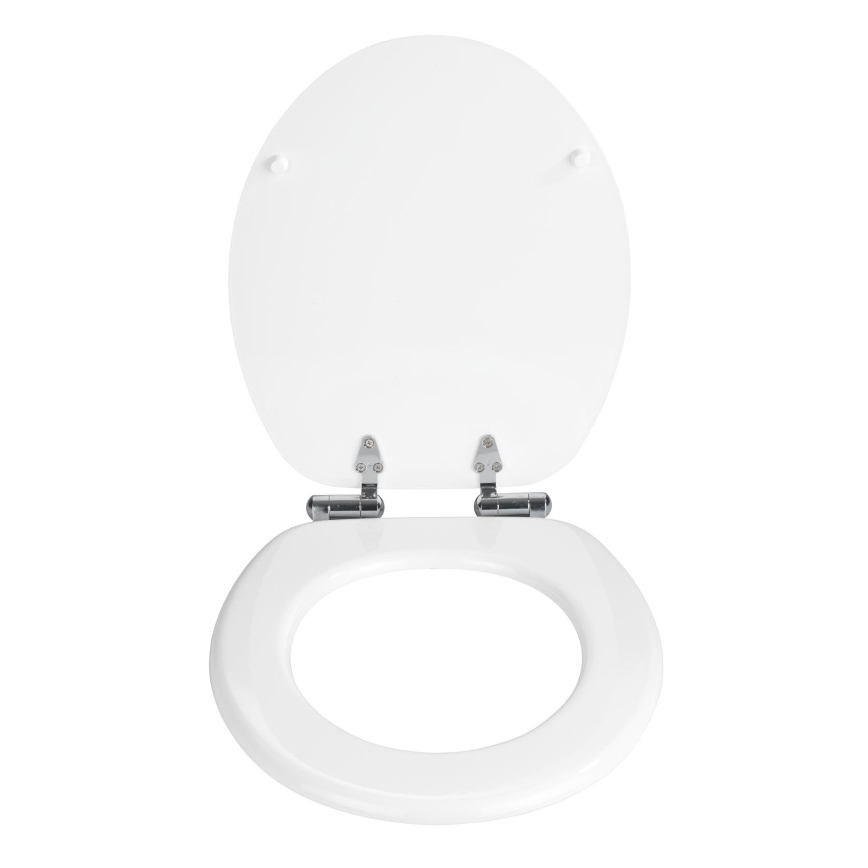 WENKO 22885100-WC sēdeklis URBIO 36x42,5 cm balts/sudrabs