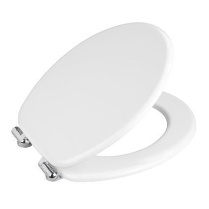 WENKO 22885100-WC sēdeklis URBIO 36x42,5 cm balts/sudrabs
