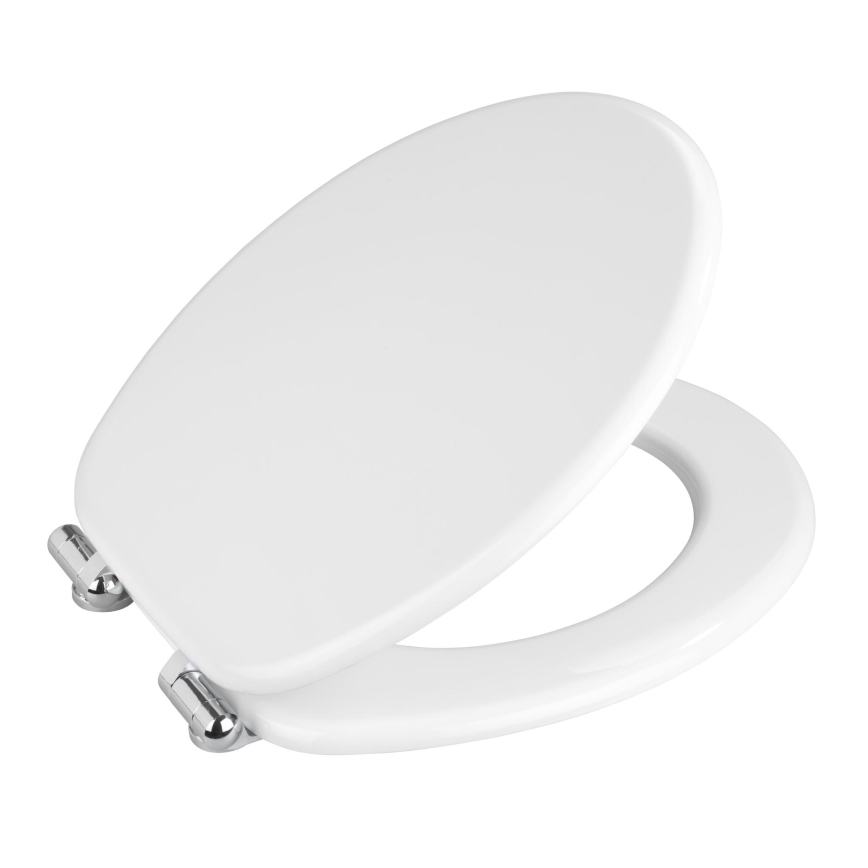 WENKO 22885100-WC sēdeklis URBIO 36x42,5 cm balts/sudrabs