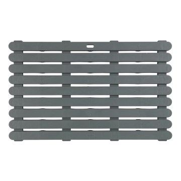 WENKO 22948100-durvju paklājs iekštelpām un āra lietošanai 50x80 cm pelēks