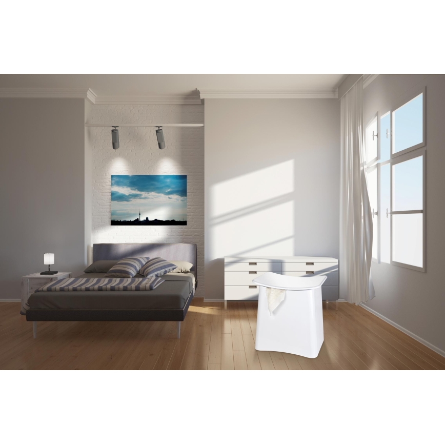 WENKO 22949100 - Krēsls WING 45x48 cm balts/melns